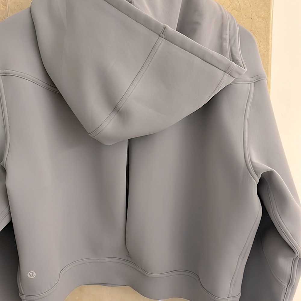 LULULEMON ROGUE RENEGADE ZIP HOODIE RHINO GRAY SZ 10 - Picture 7 of 10
